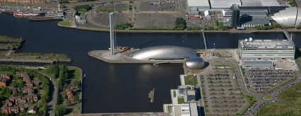 Aerial view of the Canting Basin